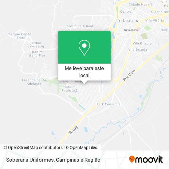 Soberana Uniformes mapa