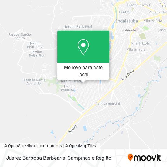 Juarez Barbosa Barbearia mapa