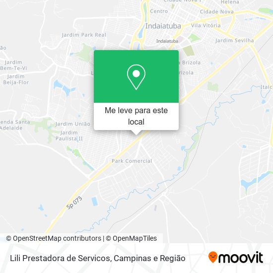 Lili Prestadora de Servicos mapa