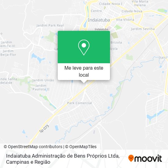 Indaiatuba Administração de Bens Próprios Ltda mapa