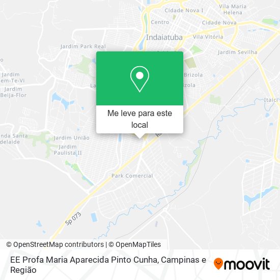 EE Profa Maria Aparecida Pinto Cunha mapa