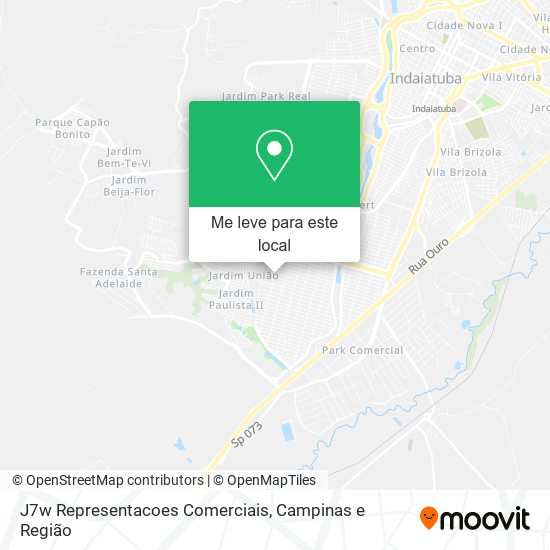 J7w Representacoes Comerciais mapa