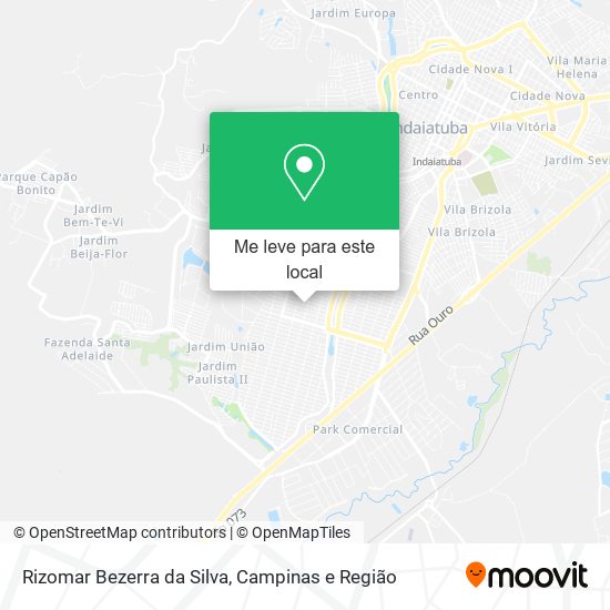 Rizomar Bezerra da Silva mapa