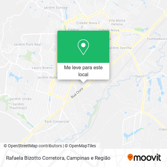 Rafaela Bizotto Corretora mapa