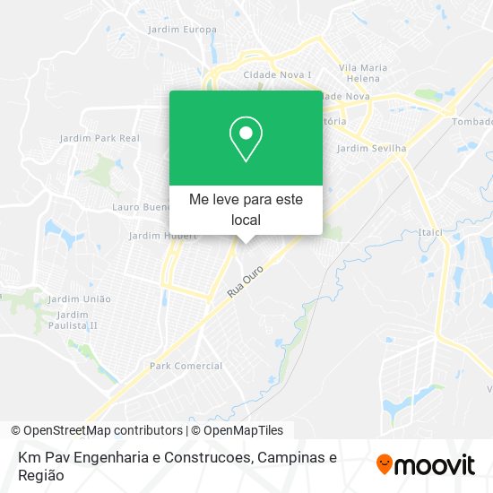 Km Pav Engenharia e Construcoes mapa