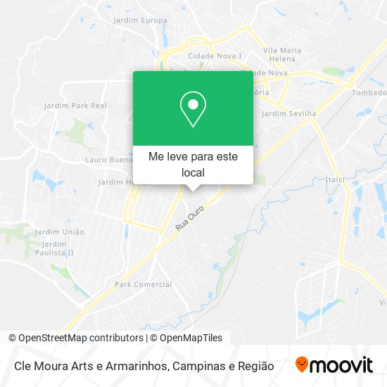 Cle Moura Arts e Armarinhos mapa