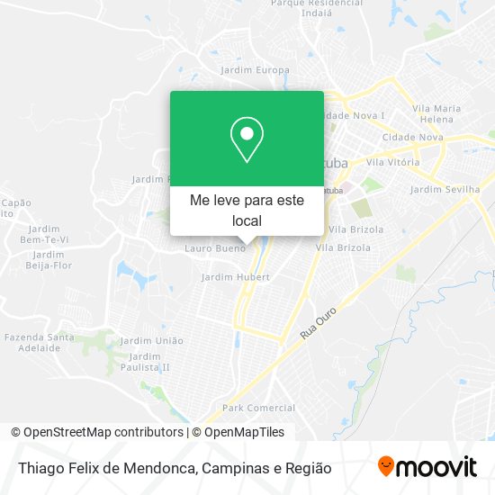 Thiago Felix de Mendonca mapa