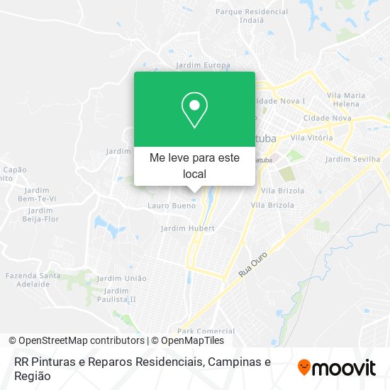 RR Pinturas e Reparos Residenciais mapa