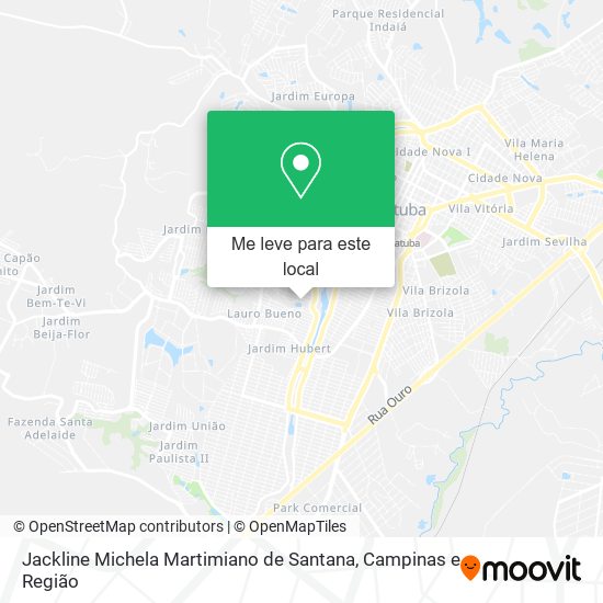 Jackline Michela Martimiano de Santana mapa