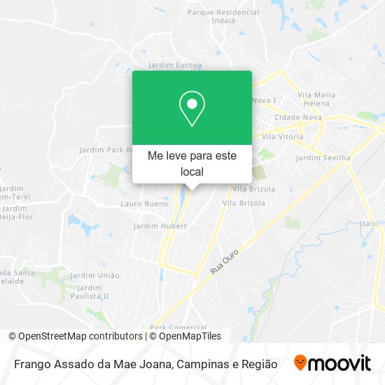 Frango Assado da Mae Joana mapa
