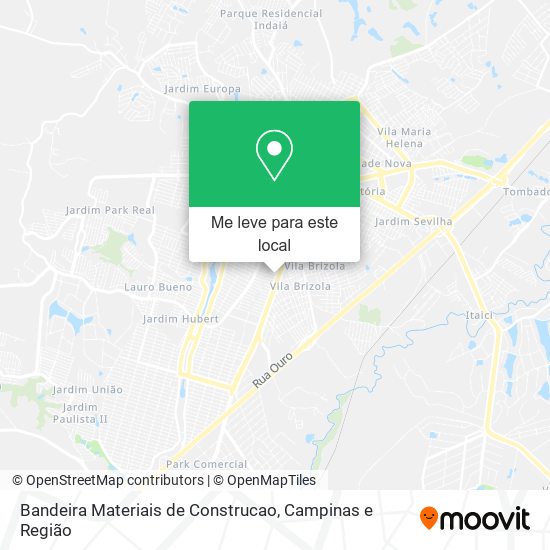 Bandeira Materiais de Construcao mapa