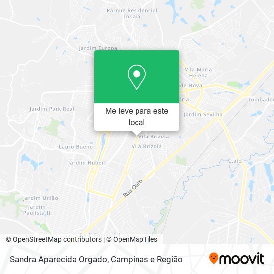 Sandra Aparecida Orgado mapa