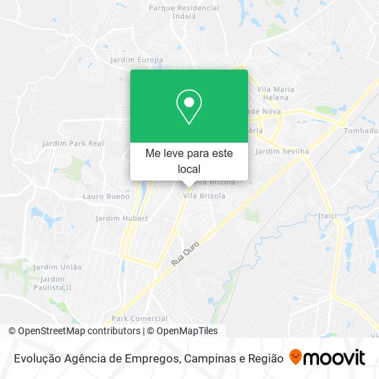 Evolução Agência de Empregos mapa