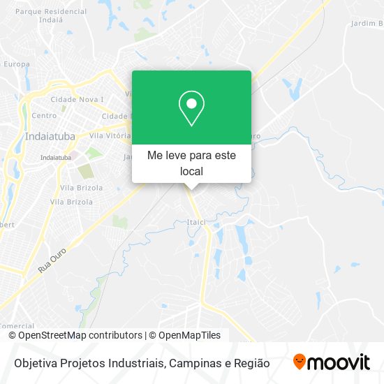 Objetiva Projetos Industriais mapa