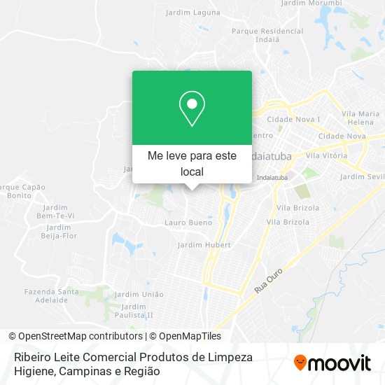 Ribeiro Leite Comercial Produtos de Limpeza Higiene mapa