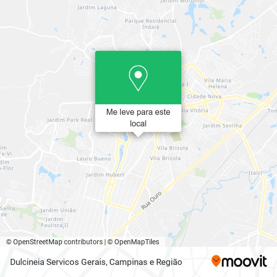 Dulcineia Servicos Gerais mapa