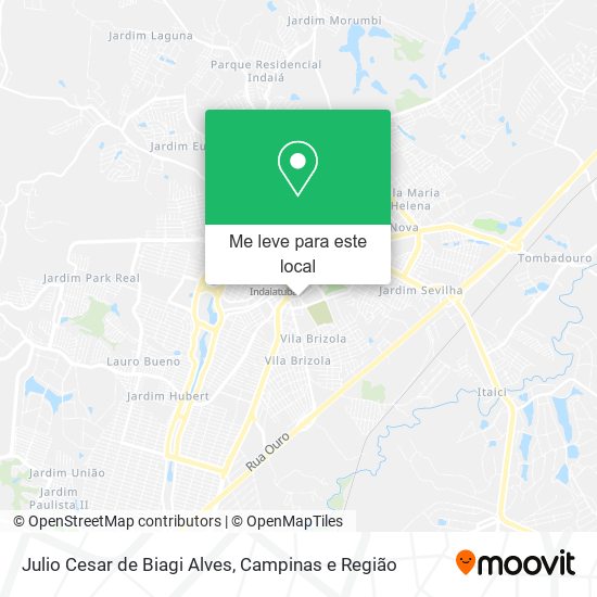 Julio Cesar de Biagi Alves mapa