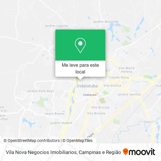 Vila Nova Negocios Imobiliarios mapa