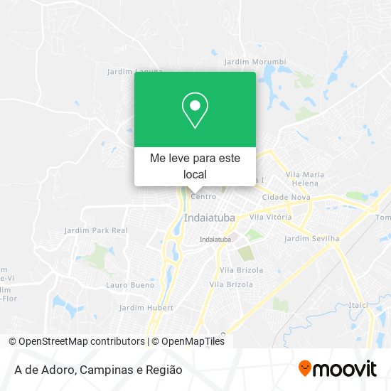 A de Adoro mapa