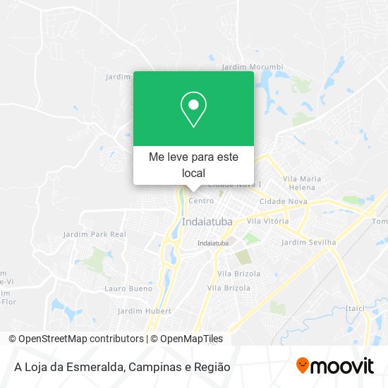 A Loja da Esmeralda mapa