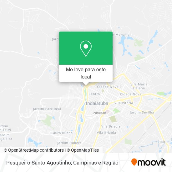 Pesqueiro Santo Agostinho mapa