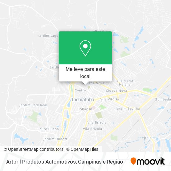 Artbril Produtos Automotivos mapa