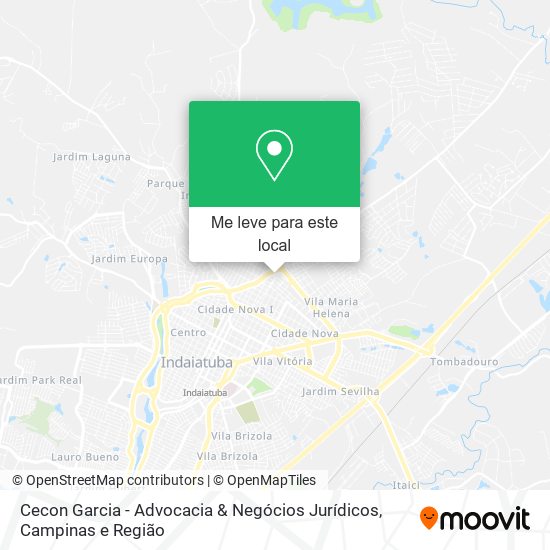 Cecon Garcia - Advocacia & Negócios Jurídicos mapa