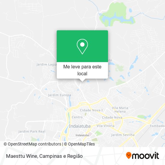 Maesttu Wine mapa