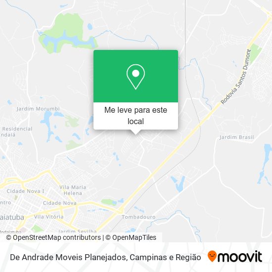 De Andrade Moveis Planejados mapa