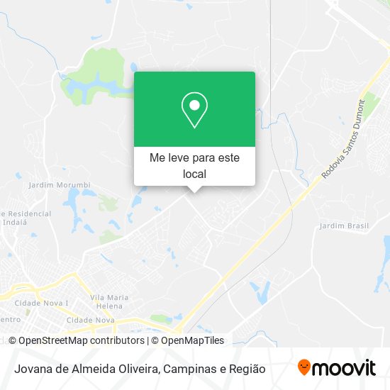 Jovana de Almeida Oliveira mapa