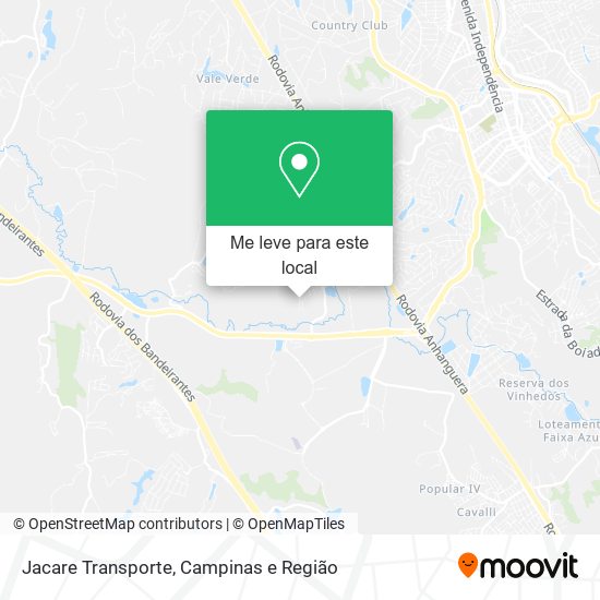 Jacare Transporte mapa