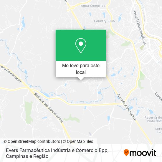 Evers Farmacêutica Indústria e Comércio Epp mapa