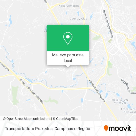 Transportadora Praxedes mapa