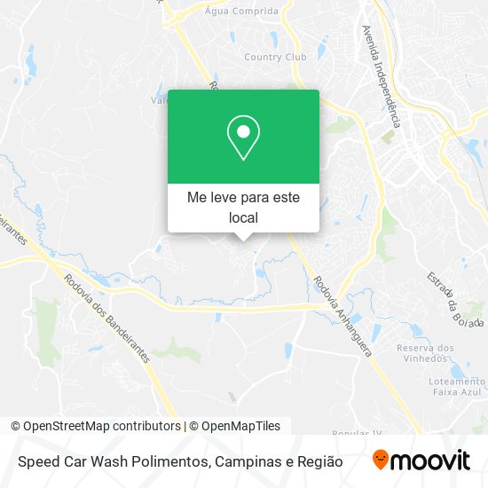 Speed Car Wash Polimentos mapa