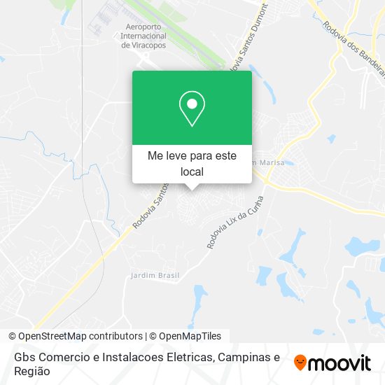 Gbs Comercio e Instalacoes Eletricas mapa