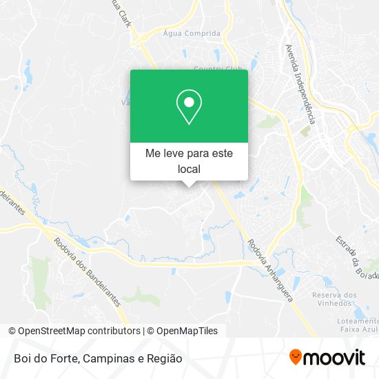 Boi do Forte mapa