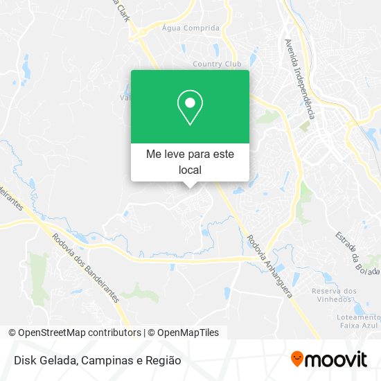 Disk Gelada mapa