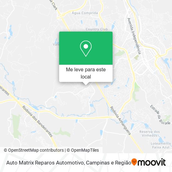 Auto Matrix Reparos Automotivo mapa