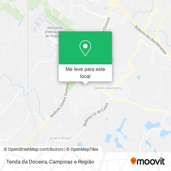 Tenda da Doceira mapa