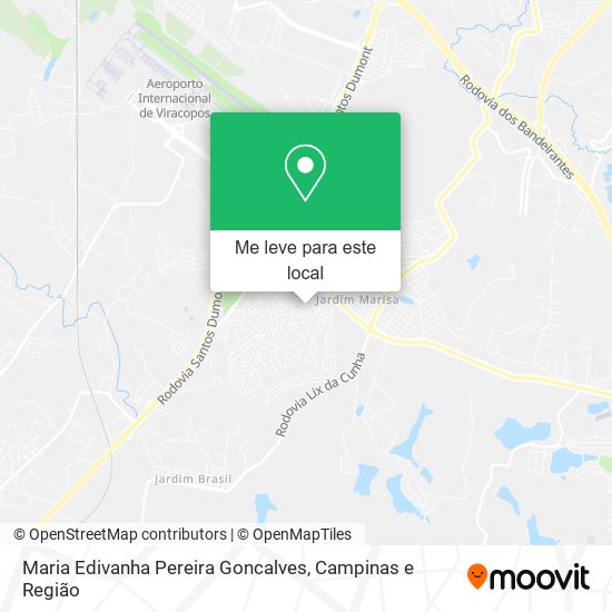 Maria Edivanha Pereira Goncalves mapa