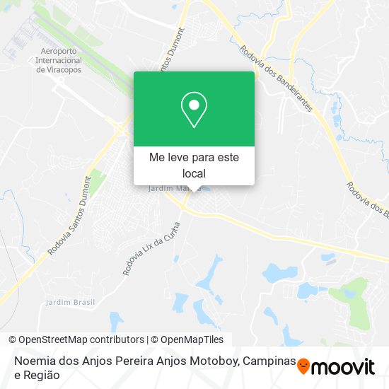 Noemia dos Anjos Pereira Anjos Motoboy mapa