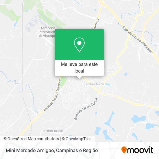 Mini Mercado Amigao mapa