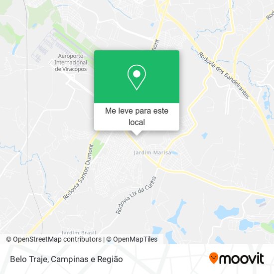 Belo Traje mapa