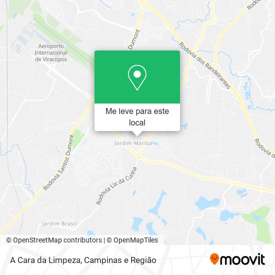 A Cara da Limpeza mapa