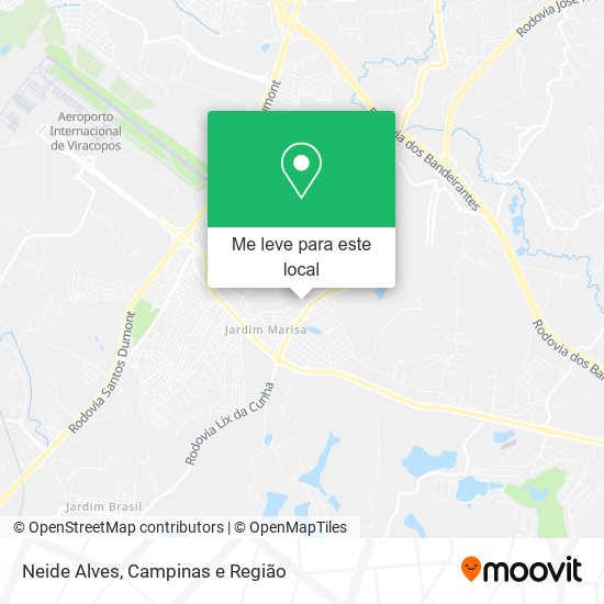 Neide Alves mapa