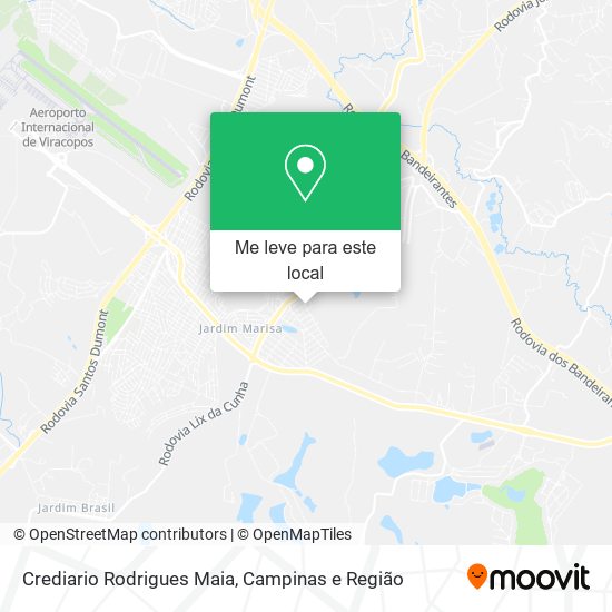 Crediario Rodrigues Maia mapa