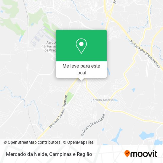 Mercado da Neide mapa