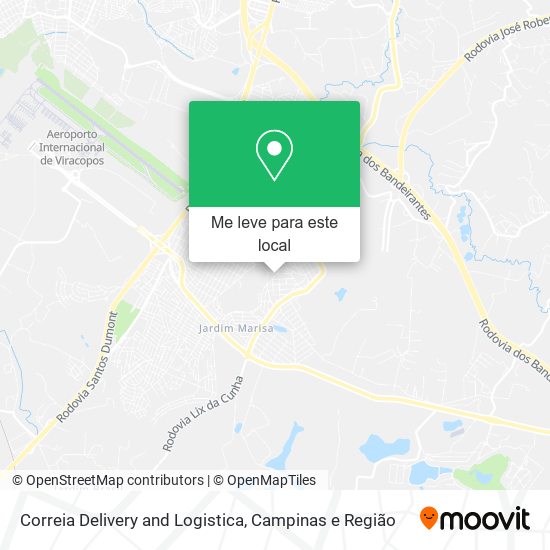 Correia Delivery and Logistica mapa