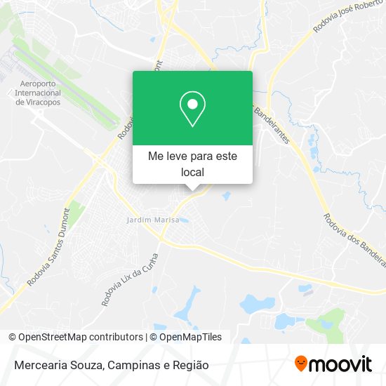 Mercearia Souza mapa