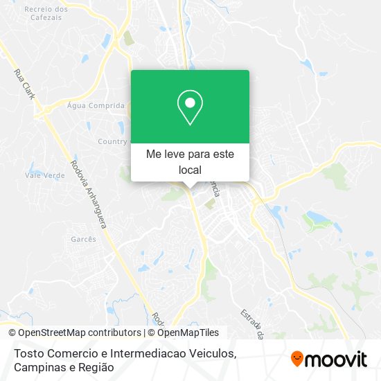 Tosto Comercio e Intermediacao Veiculos mapa